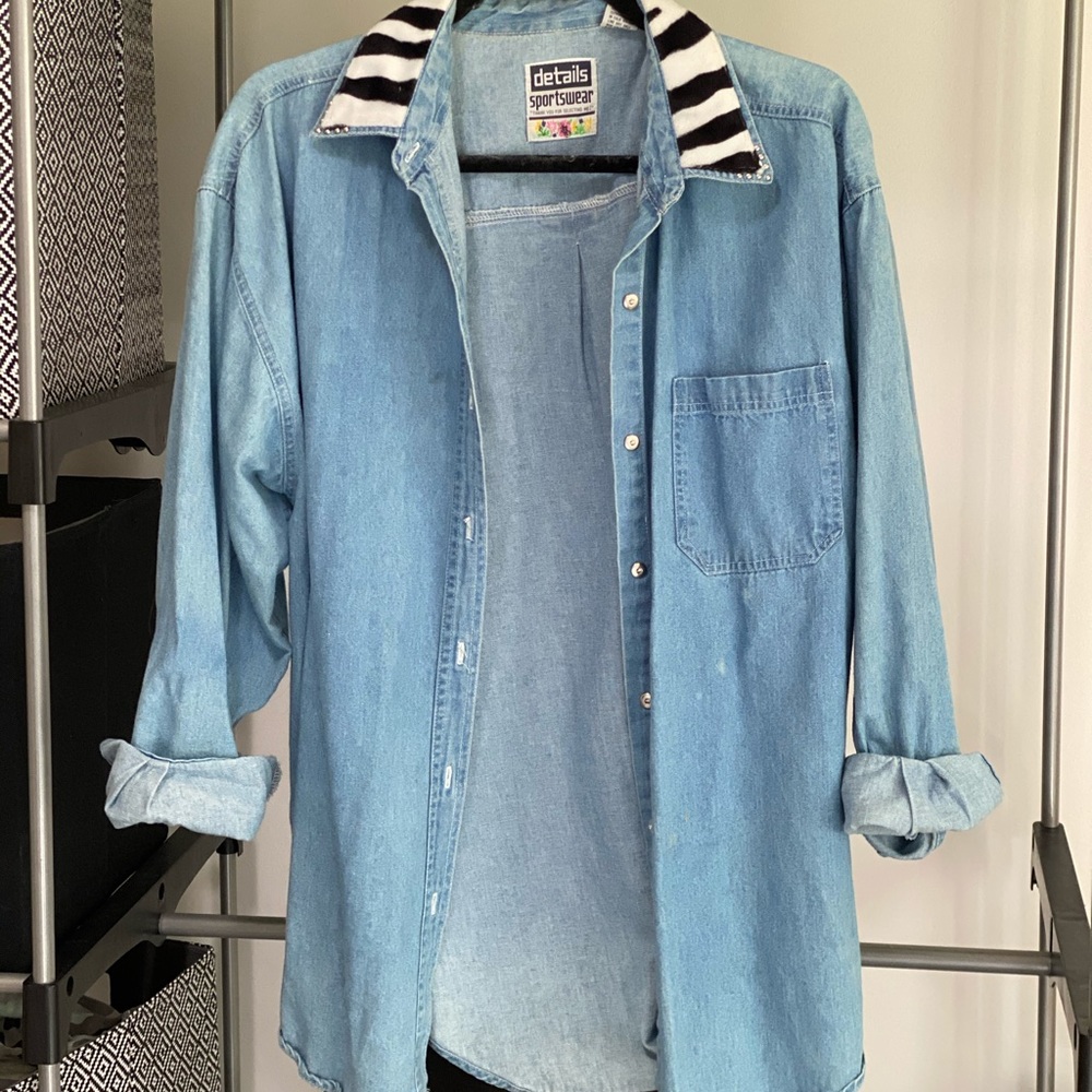 Vintage jean shirt